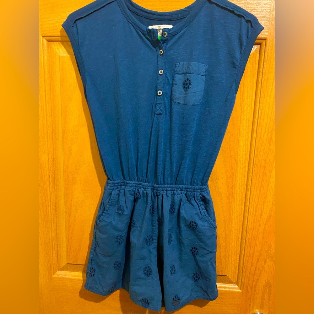 Girls Abercrombie Kids one piece blue romper size 11/12